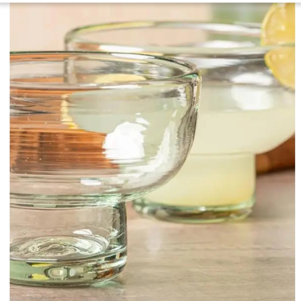 MARGARITA MEZCAL HAND BLOWN  IN MEXICO TASTING GLASSES (SET‎ OF 5) COCKTAIL NWT